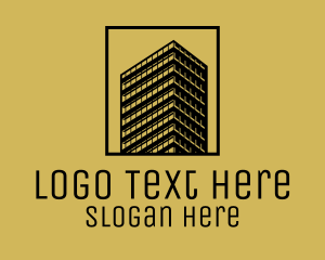 Real Estate - Luxury High Rise Building logo design