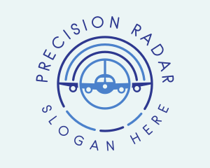 Airplane Flight Radar  logo design