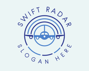 Radar - Airplane Flight Radar logo design
