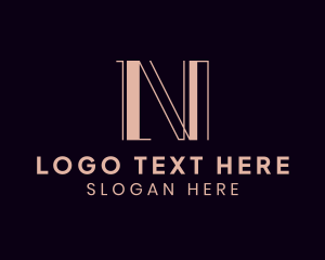 Technology - Modern Business Letter N logo design