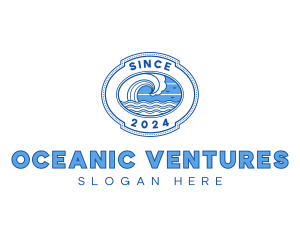 Wave Surfing Resort logo design