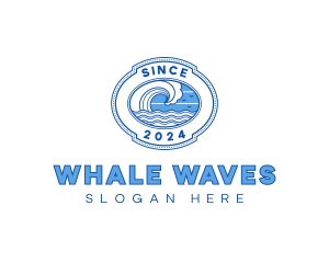 Wave Surfing Resort logo design