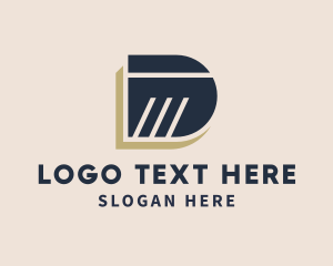 Financial - Business Sales Letter D logo design