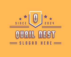 Retro Sports Tournament logo design