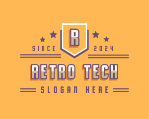 Retro Sports Tournament logo design