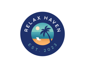 Vacation - Beach Vacation Resort logo design