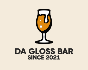 Draught Beer Glass  logo design