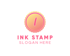 Stamp - Dainty Gradient Stamp logo design