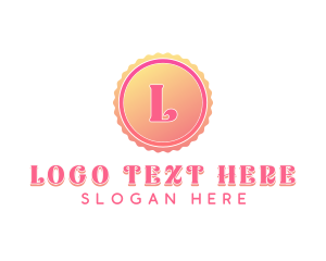 Stamp - Dainty Gradient Stamp logo design