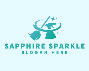 Sparkling Sanitation Maintenance logo design