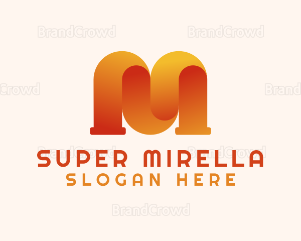 3D Generic Letter M Logo
