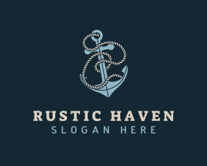 Sailor Anchor Rope logo design