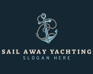 Sailor Anchor Rope logo design