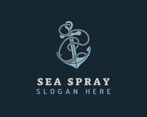 Sailor Anchor Rope logo design