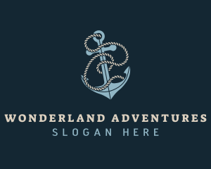 Sailor Anchor Rope logo design