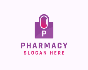 Pill Bag Pharmacy logo design