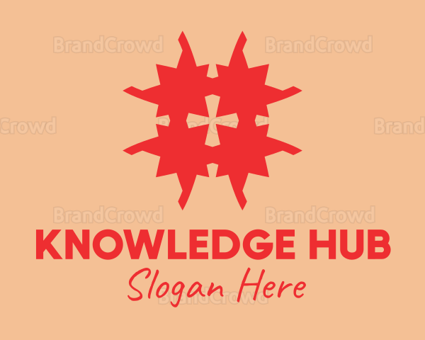 Red Cross Puzzle Logo