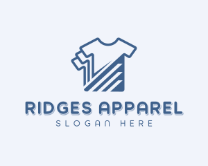 Laundry Shirt Clothing logo design