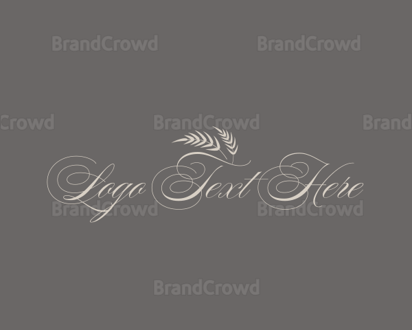 Classy Calligraphy Script Logo