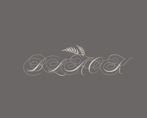 Flower - Classy Calligraphy Script logo design