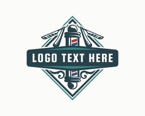 Barber - Barber Hairstyling Grooming logo design