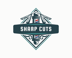 Barber - Barber Hairstyling Grooming logo design