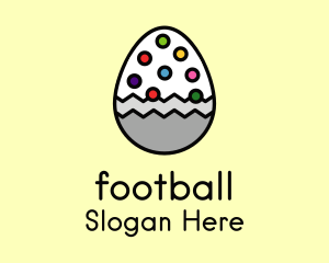 Multicolor Candy Egg Logo