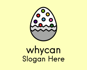 Multicolor Candy Egg Logo