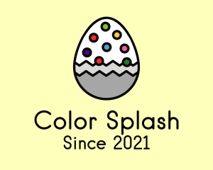 Multicolor Candy Egg logo design