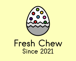 Multicolor Candy Egg logo design
