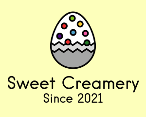 Multicolor Candy Egg logo design