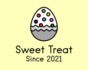 Multicolor Candy Egg logo design