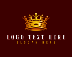 Family - Elegant Community Crown logo design