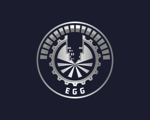 Gear - Laser Engraving Metalwork logo design