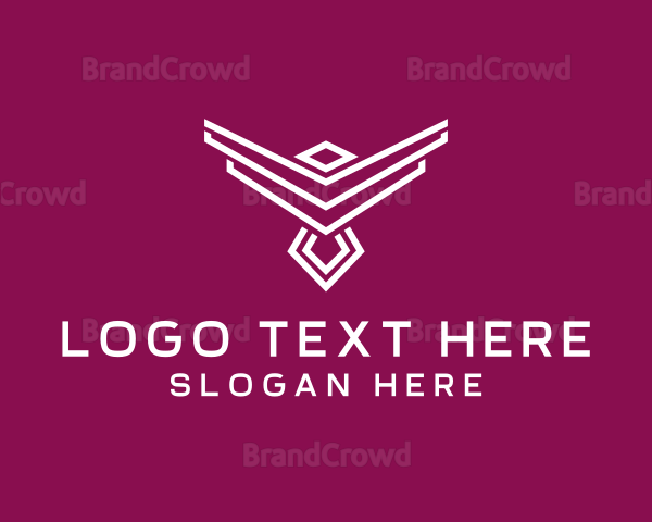 Airline Eagle Bird Logo