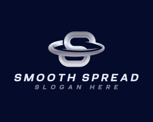 Orbit Swoosh Letter S logo design