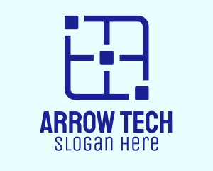 Blue Software Tech  logo design