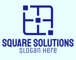 Blue Software Tech  logo design