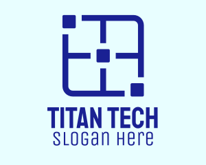 Blue Software Tech  logo design