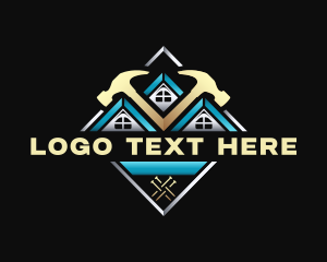 Roofing - Roofing Hammer Contractor logo design