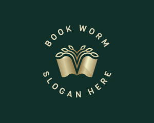Read - Book Tree Knowledge logo design