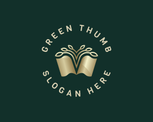 Book Tree Knowledge logo design