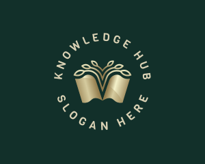 Book Tree Knowledge logo design