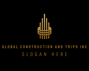 Gold Tower Building Logo