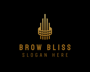 Gold Tower Building logo design