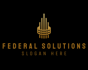 Gold Tower Building logo design