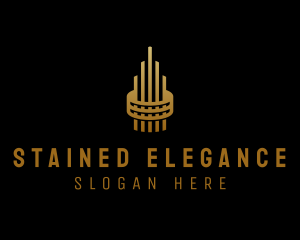 Gold Tower Building logo design