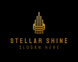 Gold Tower Building logo design