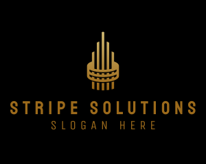 Gold Tower Building logo design