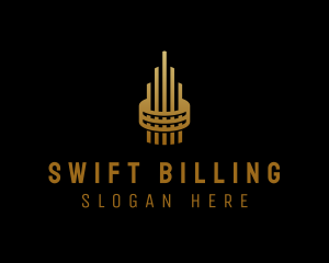 Gold Tower Building logo design